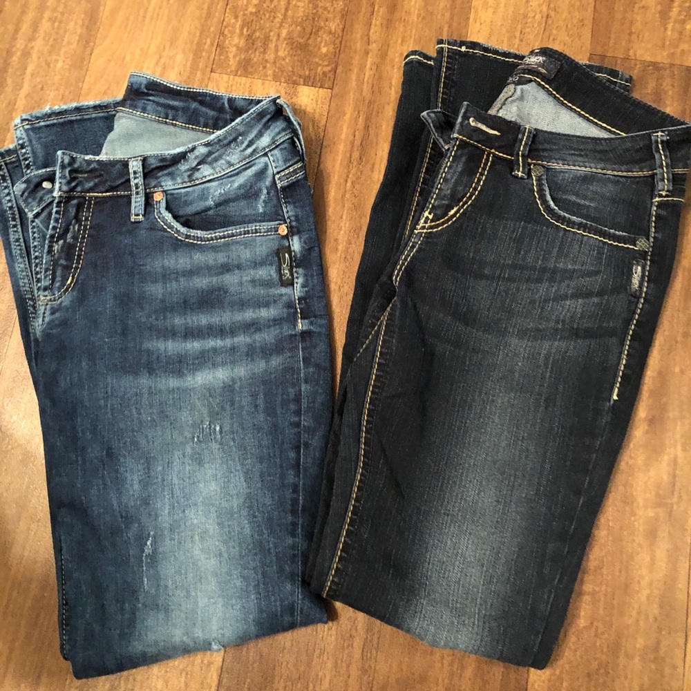 Silver jeans